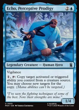 Echo, Perceptive Prodigy