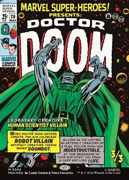 MTG Doctor Doom クラシックコミックfoil Doctor Doom, Marvel Super Heroes (MSH) Price History