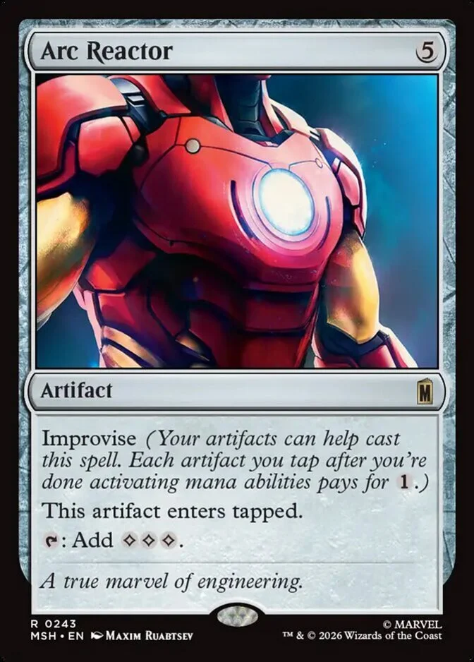 Arc Reactor, Marvel Super Heroes (MSH) Price History