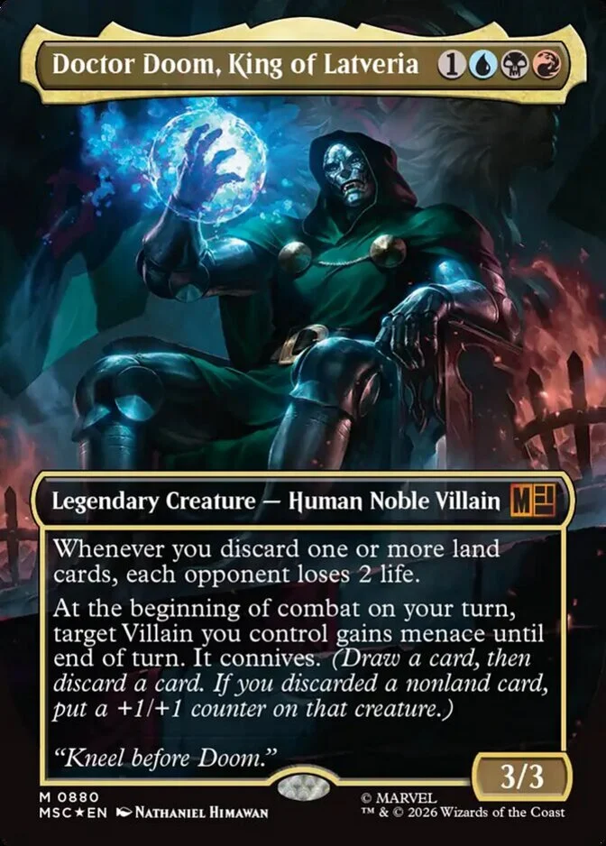 Doctor Doom, King of Latveria, Marvel Super Heroes Commander (MSC)