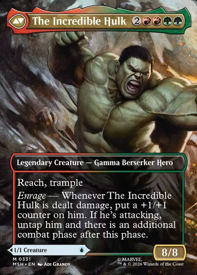 MTG Bruce Banner 両面カード Bruce Banner, Marvel Super Heroes (MSH) Price History