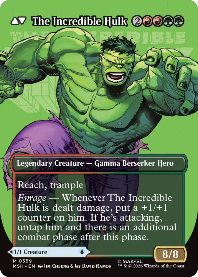 The Incredible Hulk, Marvel Super Heroes (MSH) Price History