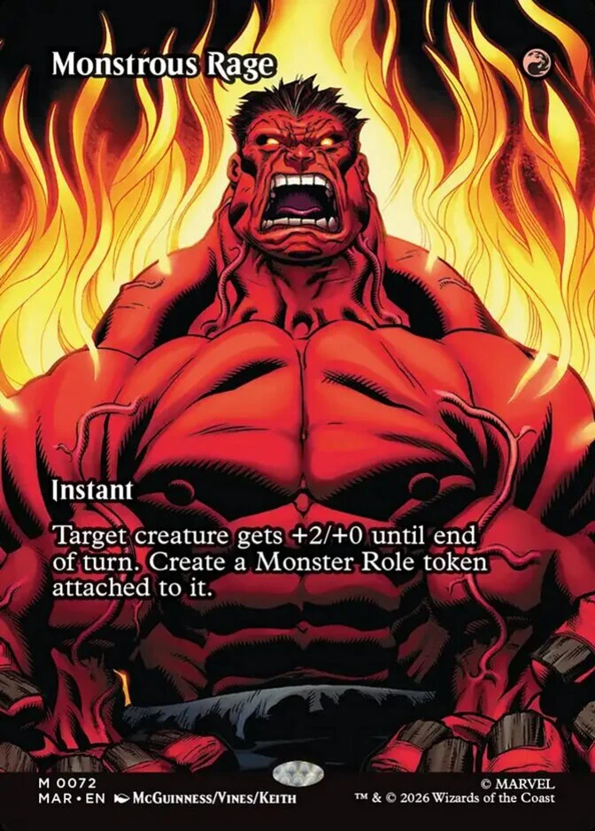 Monstrous Rage, Marvel Bonus Sheet (MAR) Price History