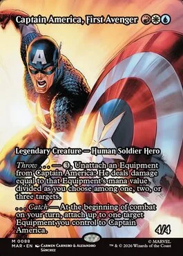 Captain America, First Avenger, Marvel Bonus Sheet (MAR) Price History