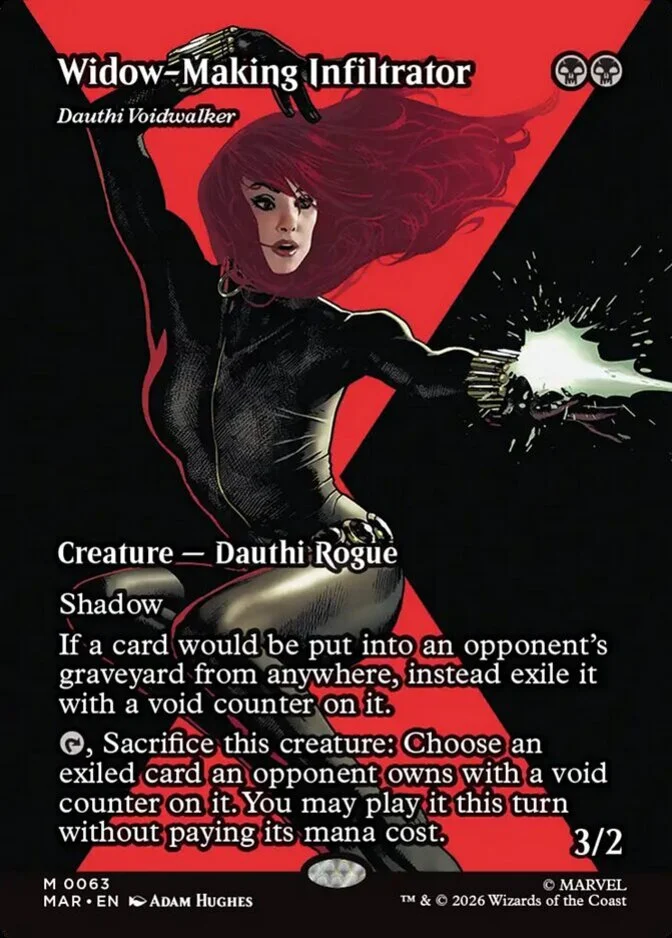 Widow-Making Infiltrator, Marvel Bonus Sheet (MAR) Price History