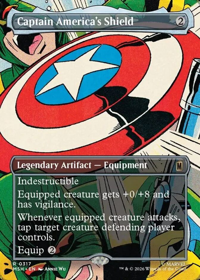 MTG マーベルSL Captain America Non-Foil Captain America's Shield, Marvel Super Heroes (MSH) Price History