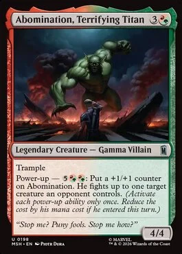 Abomination, Terrifying Titan
