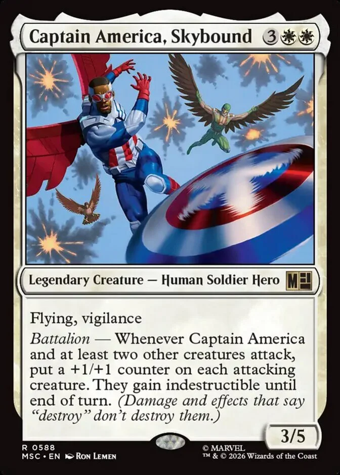 Captain America, Skybound, Marvel Super Heroes Commander (MSC) Price