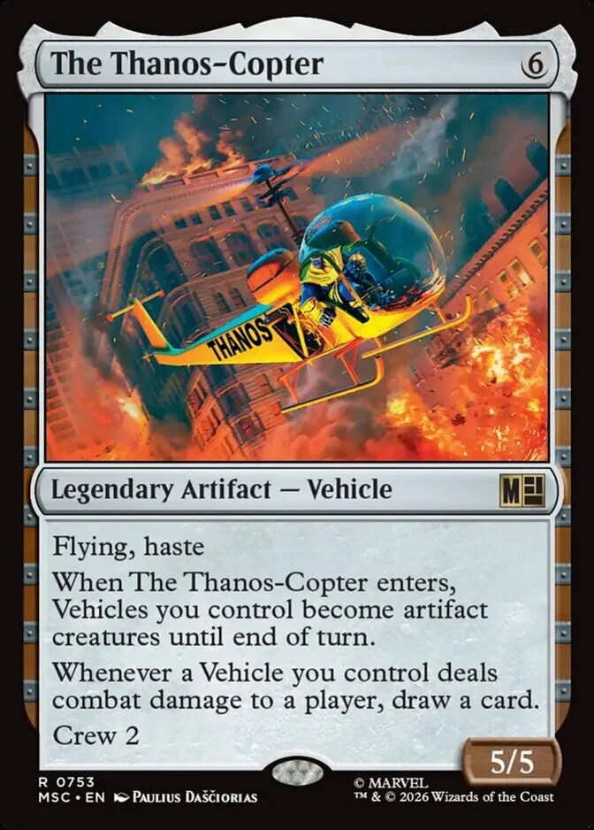 The Thanos-Copter, Marvel Super Heroes Commander (MSC) Price History
