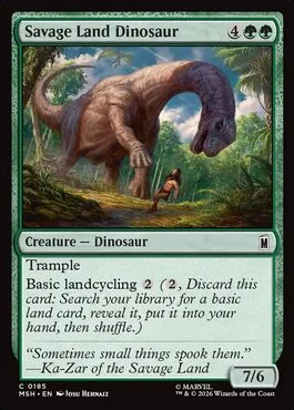 Savage Land Dinosaur