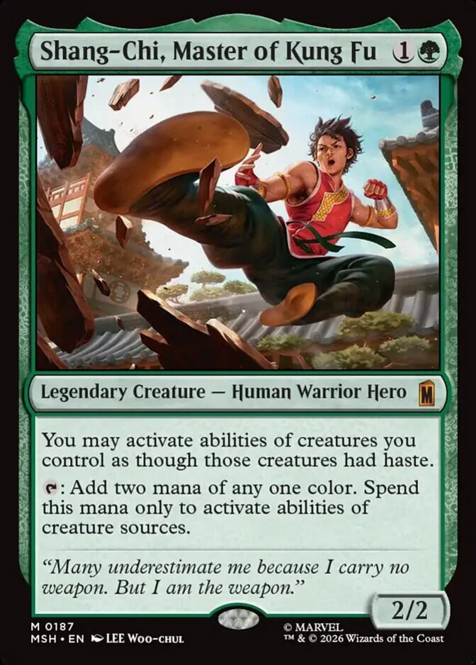 マジック：ザ・ギャザリング MTG Shang-Chi Master of Kung Fu Foil Shang-Chi, Master of Kung Fu, Marvel Super Heroes (MSH) Price History