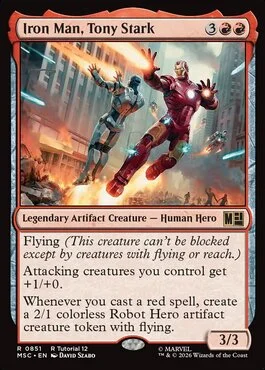 Iron Man, Tony Stark, Marvel Super Heroes Commander (MSC) Price