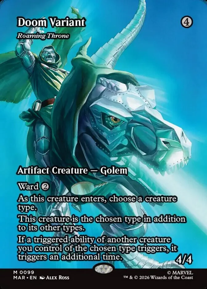 Doom Variant, Marvel Bonus Sheet (MAR) Price History