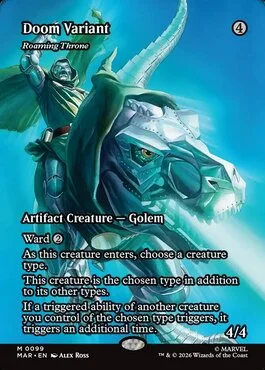 マジック：ザ・ギャザリング MTG Doom Variant foil Doom Variant, Marvel Bonus Sheet (MAR) Price History