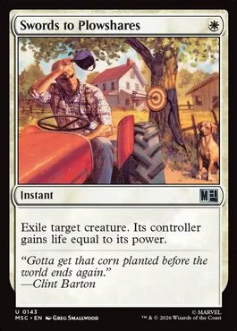 Swords to Plowshares, Marvel Super Heroes Commander (MSC) Price