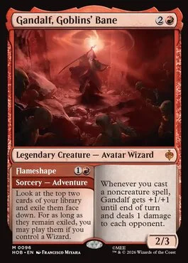 mtg gandalf card the White LotR DOUBLE TRIGGERS Magic Custom Commander Deck copy that spell Gandalf the White (Borderless) 442