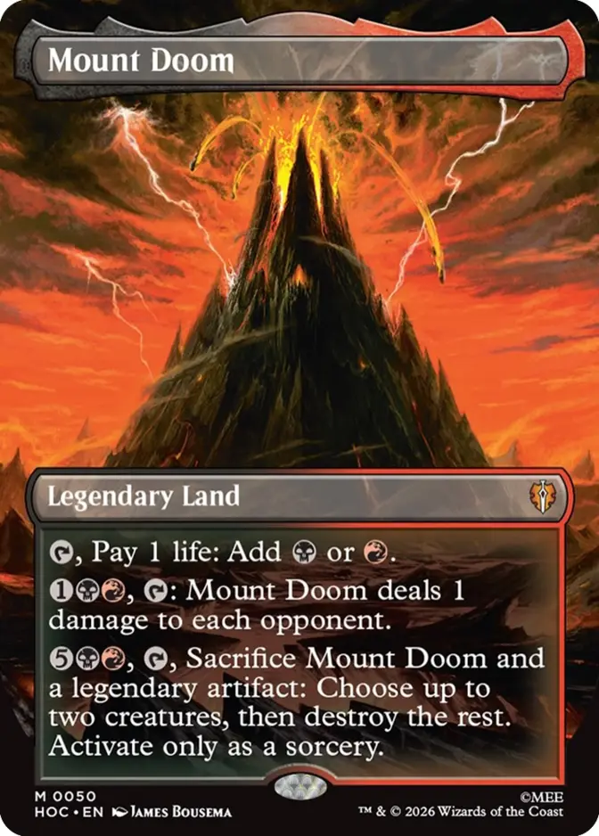 mount doom mtg card The Lord of the Rings Holiday Release | Magic Activate only as a sorcery. Mount Doom, The Hobbit Commander