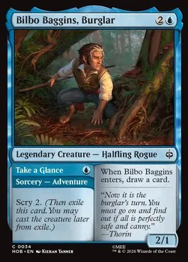 Bilbo Baggins, Burglar