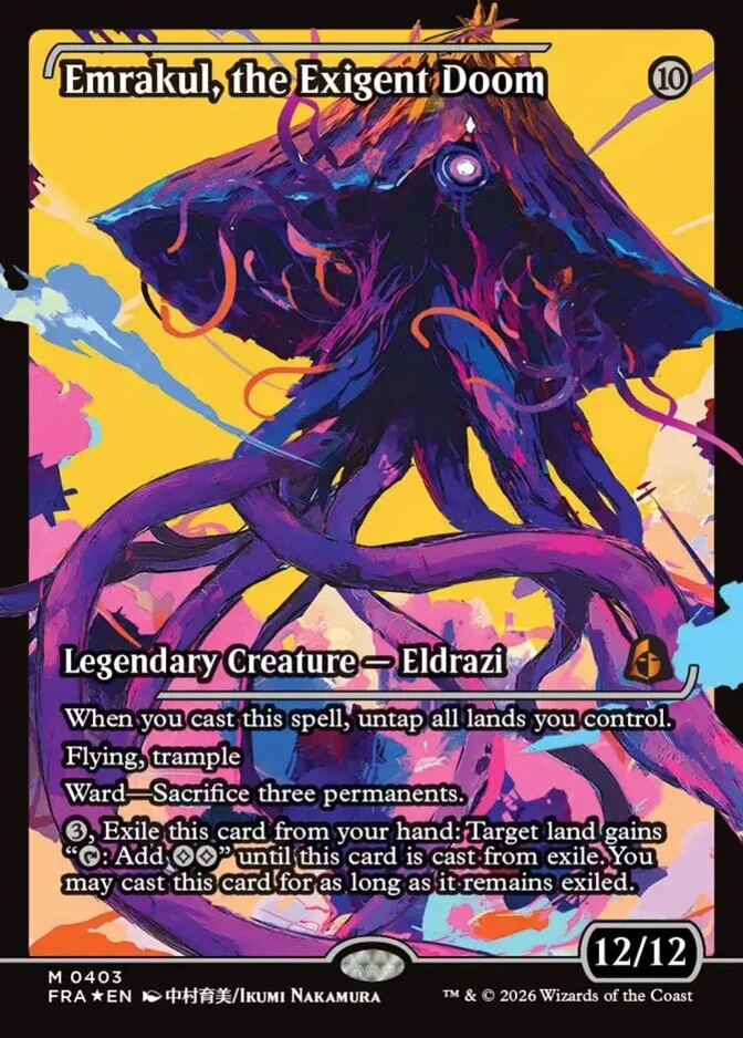 Emrakul, the Exigent Doom <01a08bdc-75ab-73a6-a079-bb8f8fb85d03> [FRA]