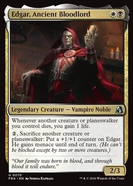 Edgar, Ancient Bloodlord [UBC] Deck