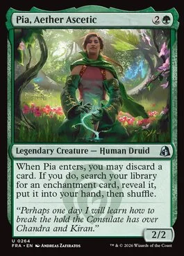 Pia, Aether Ascetic